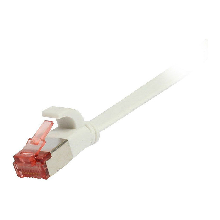 Mrežni kabel SYNERGY 21 CAT6 U/FTP plosnati 7.5m bijela boja-0