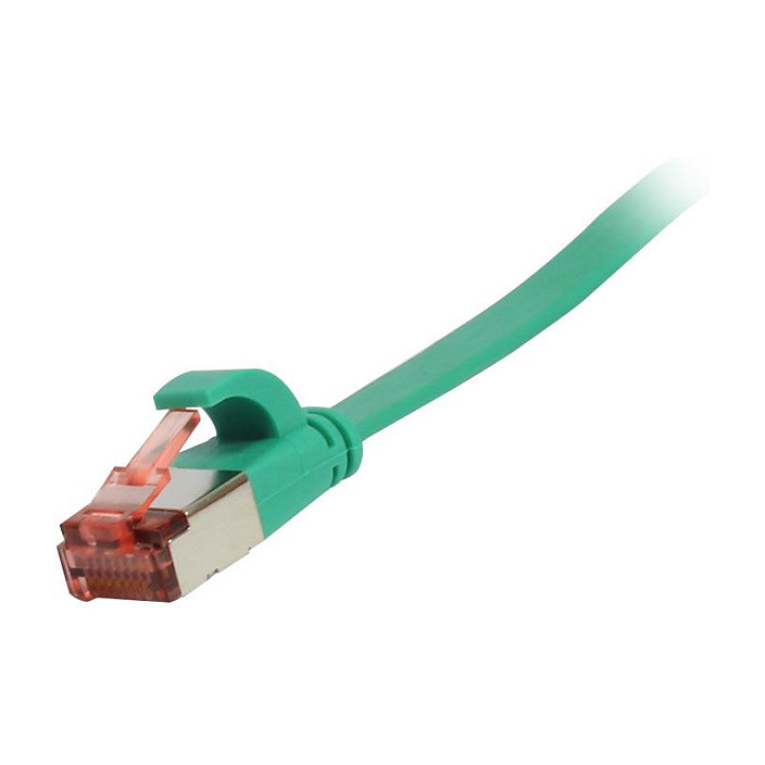 Mrežni kabel SYNERGY 21 CAT6 U/FTP 3m, flat, zelena boja-0