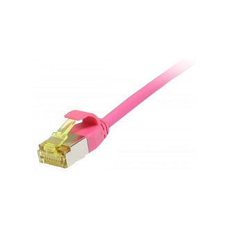 Mrežni kabel SYNERGY 21 CAT6A U/FTP 0.5m magenta boja (slim)-0