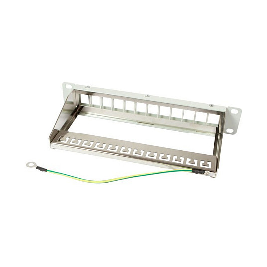 Synergy 21 Keystone Patch Panel 10" 12-portni 1U, svijelo sivi-1