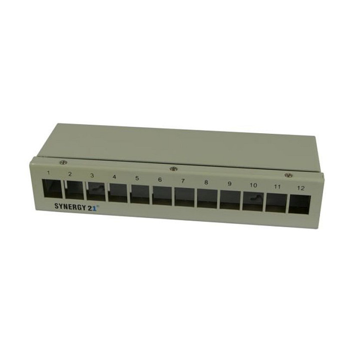 Synergy 21 Keystone Patch Panel za 12 modula, nadžbukni-0