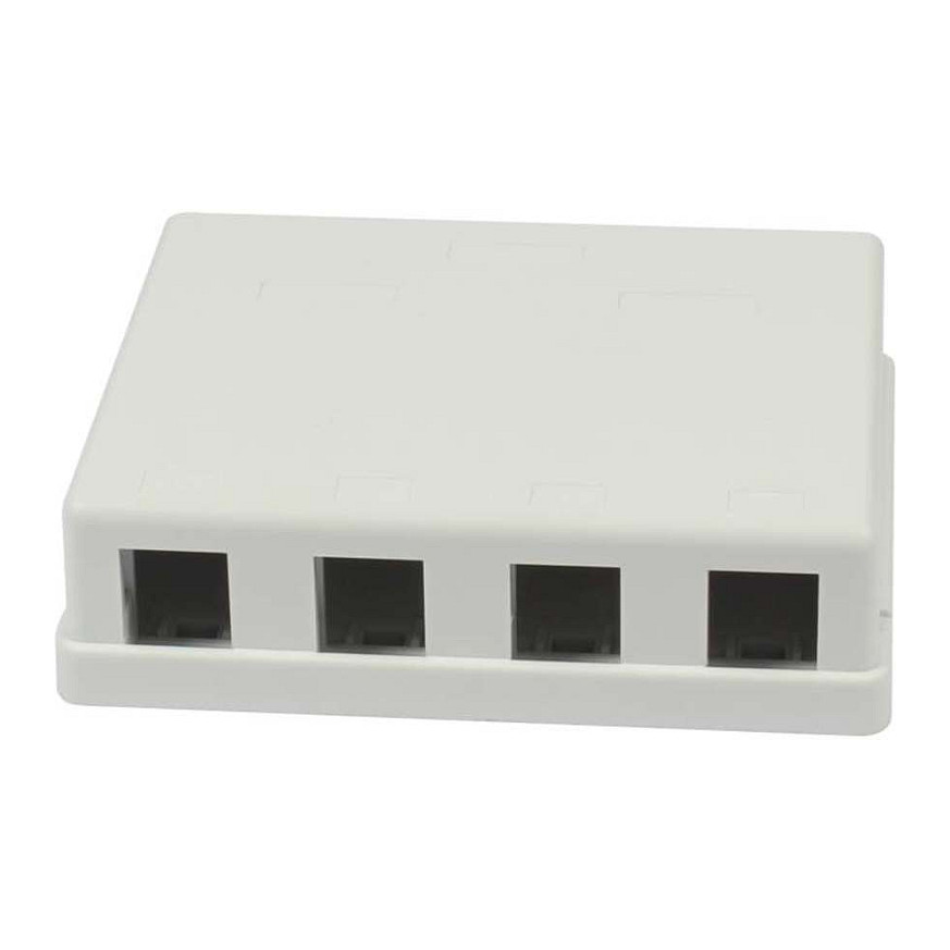 Synergy 21 Keystone Nosač Modula za 4x TP Modul, Nadžbukni, Bijeli-0