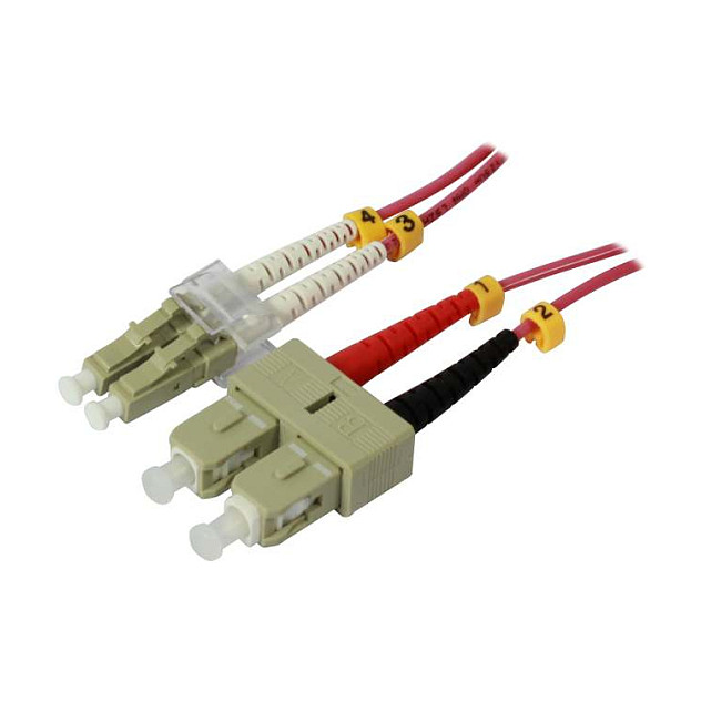 Optički prespojni kabel SYNERGY 21 LC/SC Duplex 5m (Multimode OM4)