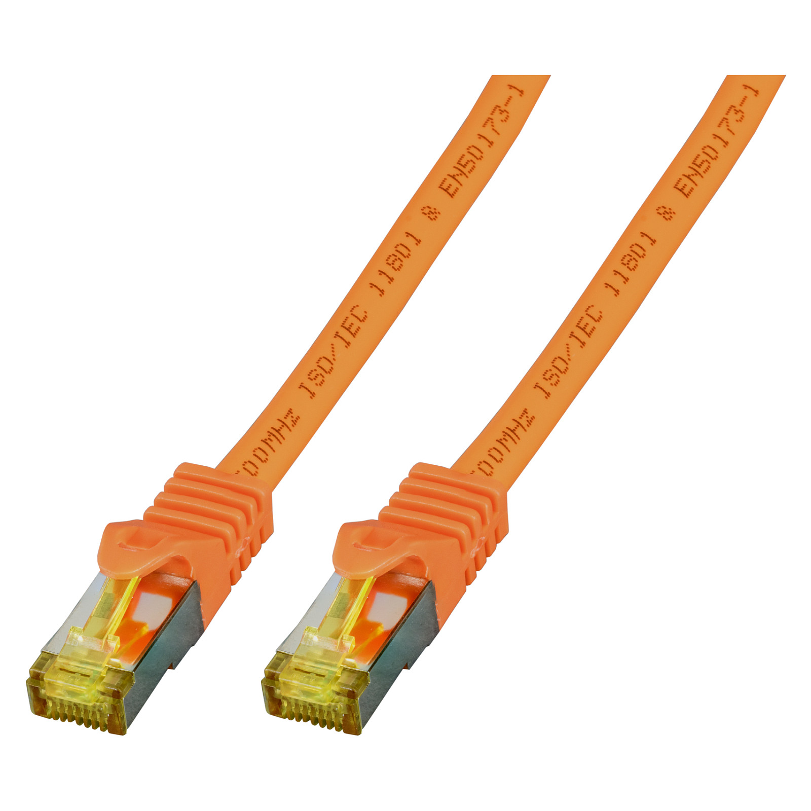Mrežni kabel EFB ELEKTRONIK Cat.6A S/FTP 0.5m (LSZH, narančasta boja)