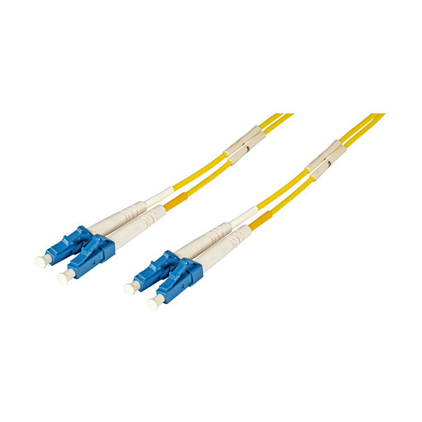 Optički prespojni kabel EFB ELEKTRONIK LC/LC Duplex Single-Mode OS2 2m (LSZH, žuta boja)-0