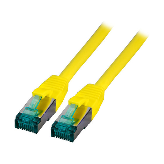 Mrežni kabel EFB ELEKTRONIK S/FTP Cat.6A 0.25m žuta boja-0