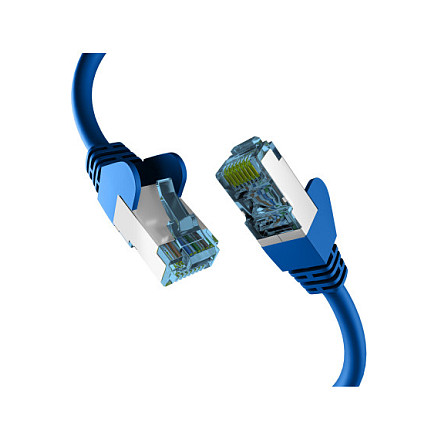 Mrežni kabel EFB ELEKTRONIK Cat.6A S/FTP 1m plava boja