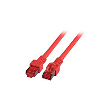 Mrežni kabel EFB Cat.6A S/FTP 0.15m crvena boja