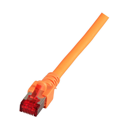 Mrežni patch kabel EFB ELEKTRONIK S/FTP Cat.6 0.25m narančasta boja
