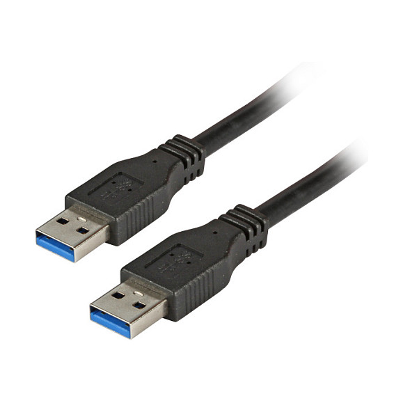 USB 3.0 kabel EFB ELEKTRONIK A na A (muški), 1.8m, crna boja
