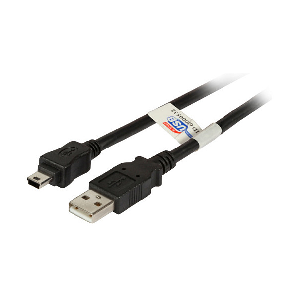 EFB Elektronik USB 2.0 Kabel A na Mini B, 1.8m, crni