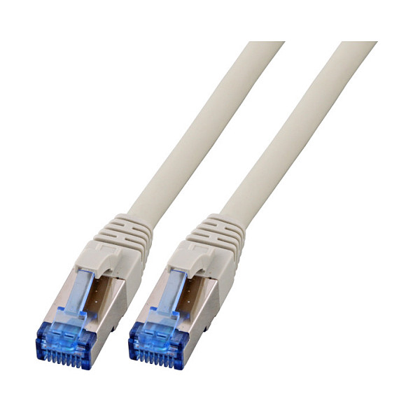 Mrežni kabel EFB ELEKTRONIK S/FTP Cat.6A 5m superflex, siva boja-0