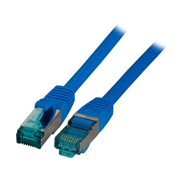 Mrežni kabel EFB ELEKTRONIK Cat.6A S/FTP, 3m, plava boja-0