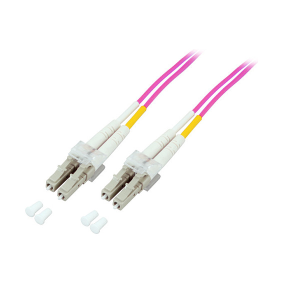 Optički kabel EFB ELEKTRONIK Duplex LC-LC OM4 1.5m ljubičasta boja-0