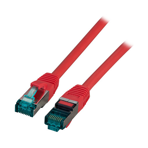 Mrežni kabel EFB ELEKTRONIK RJ45 S/FTP Cat.6A, 1.5m, crvena boja-1