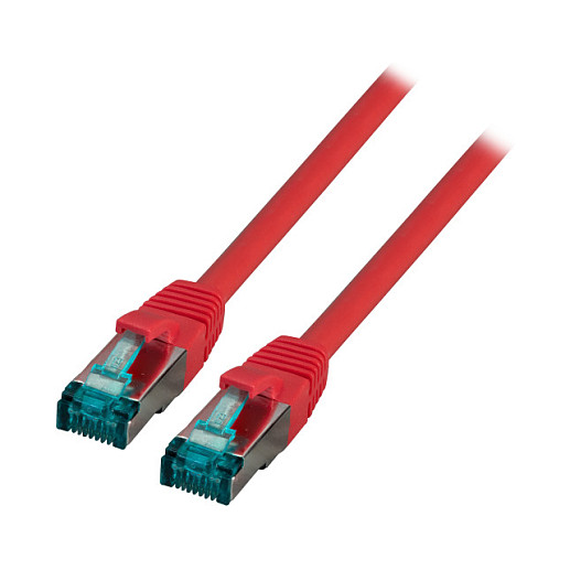 Mrežni patch kabel EFB ELEKTRONIK Cat.6A S/FTP (LSZH), 2m, crvena boja
