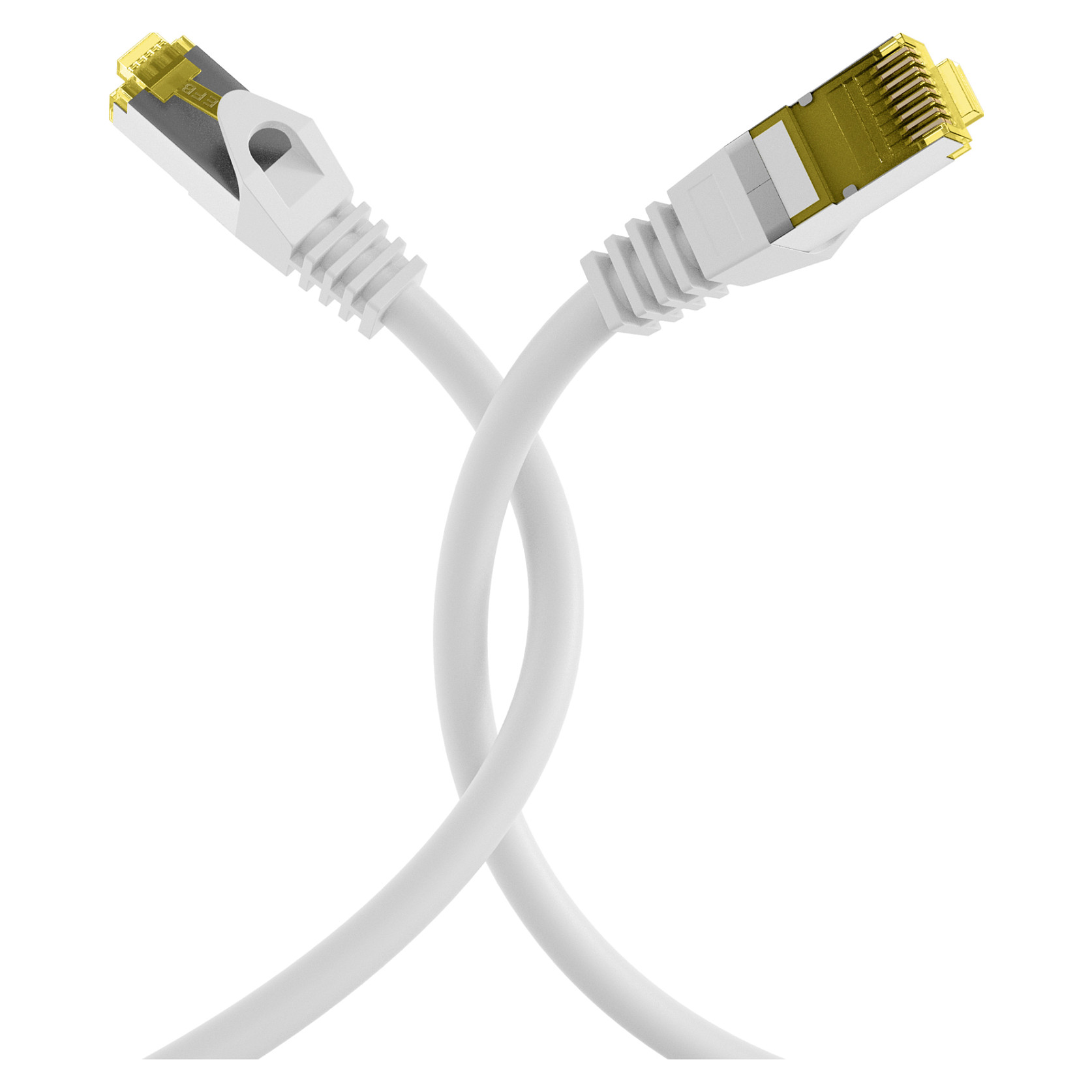 Mrežni kabel EFB ELEKTRONIK Cat.6A S/FTP, 1m, bijela boja-3