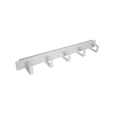 Panel za vođenje kabela EFB ELEKTRONIK 19" 1U s 5 prstenova, siva boja-0