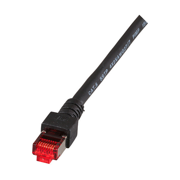 Mrežni kabel EFB ELEKTRONIK Cat.6 S/FTP 1m crna boja-1
