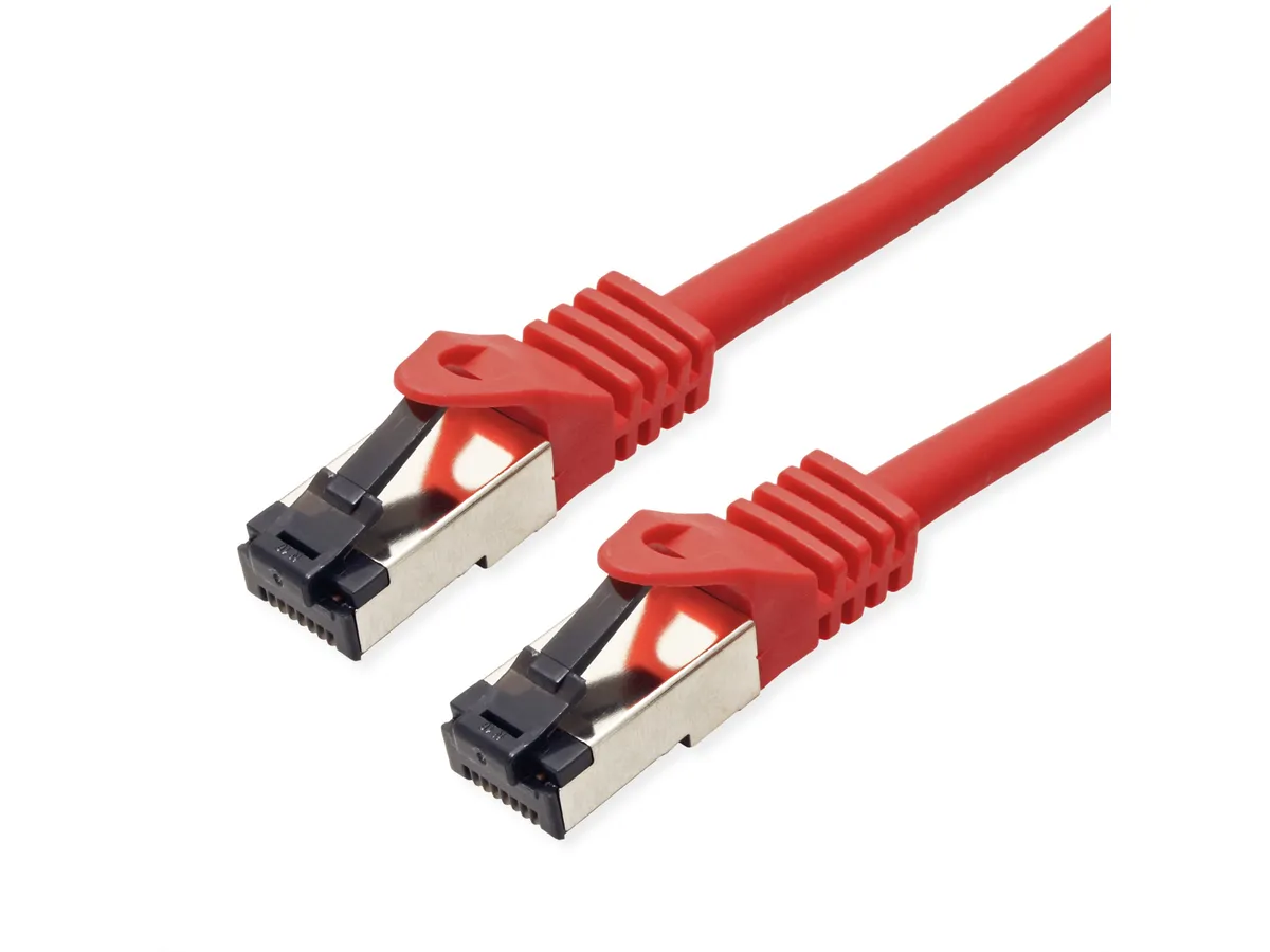 Mrežni kabel VALUE S/FTP Cat.8, 1m, crvena boja-0