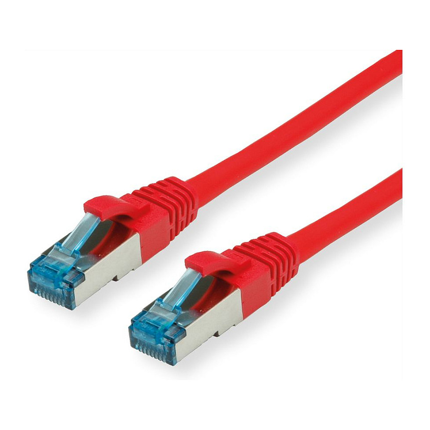 Mrežni kabel VALUE Cat.6A S/FTP (PiMF) LSOH, 0.15m, crvena boja-0