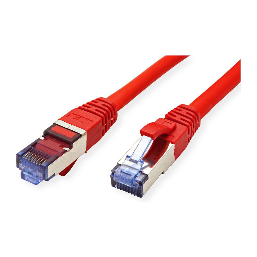 Mrežni kabel VALUE Cat.6A S/FTP (PiMF) LSOH, 0.15m, crvena boja-1