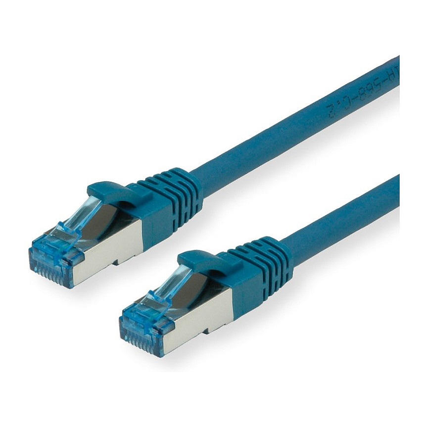 Mrežni kabel VALUE Cat.6A S/FTP (0.15m) plava boja-0