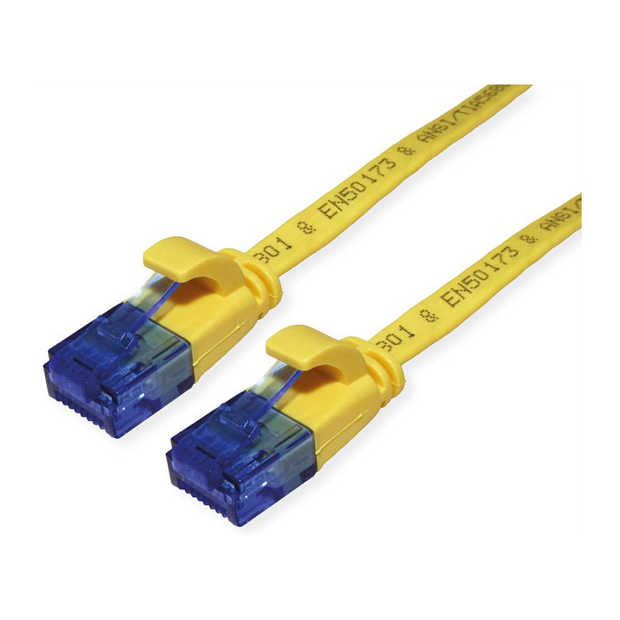 Mrežni kabel VALUE Cat.6A UTP, tanki, 1m, žuta boja