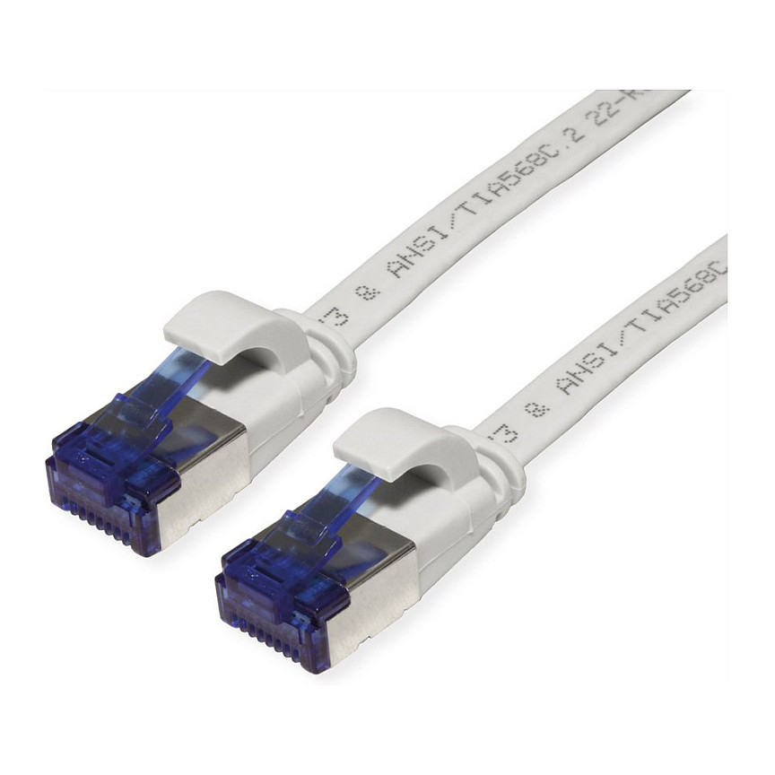 Mrežni kabel VALUE Cat.6A FTP, plosnati, 3m, siva boja