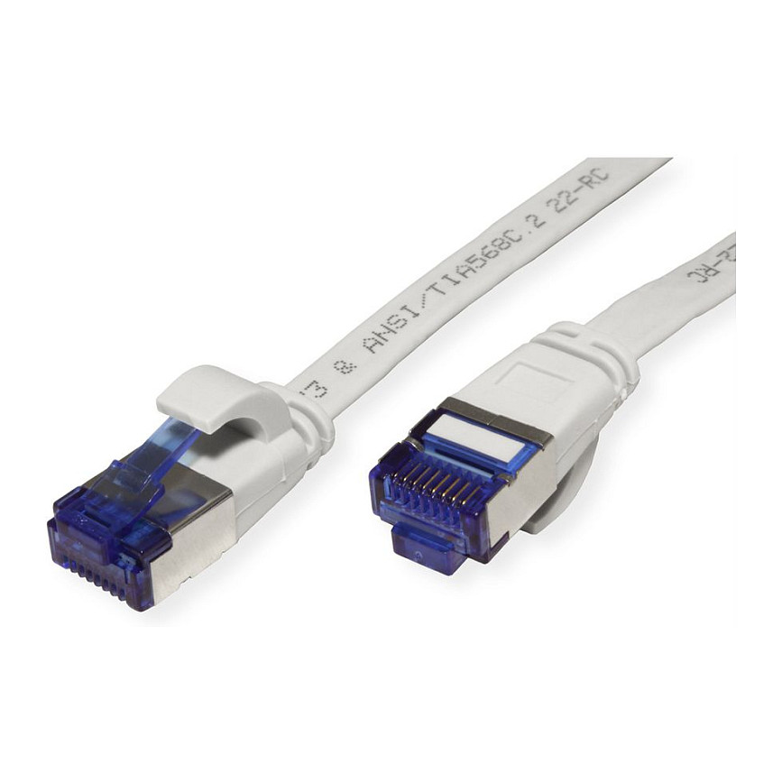 Mrežni kabel VALUE Cat.6A FTP, plosnati, 3m, siva boja-1