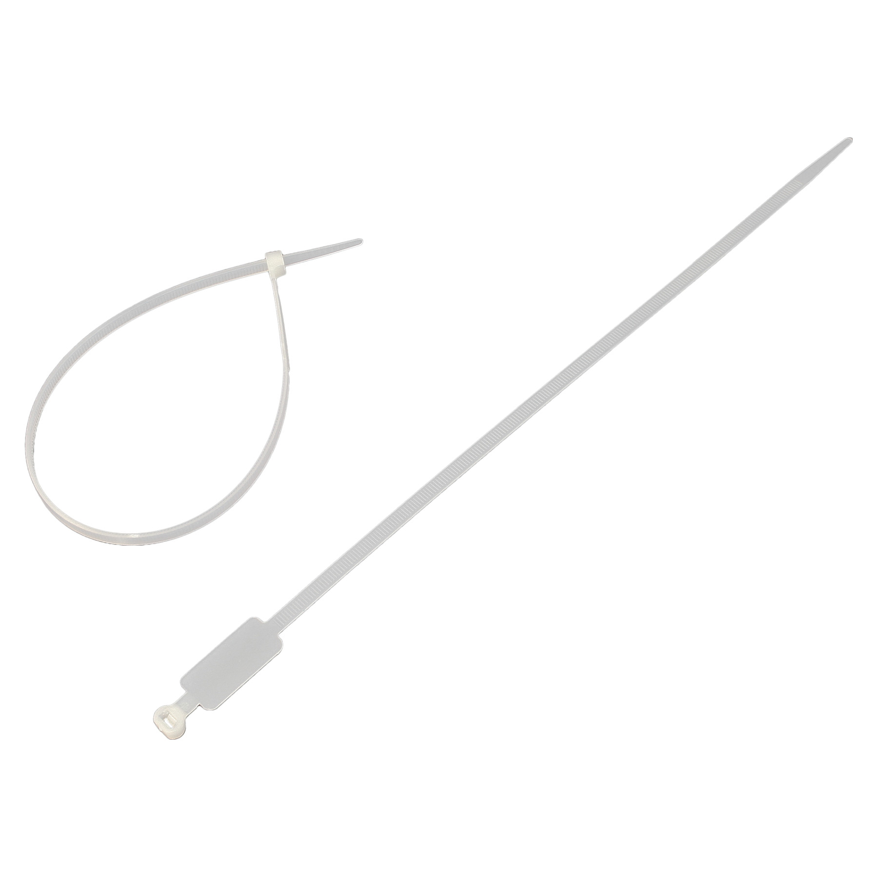 VALUE vezice za kabele s poljem za označavanje 300x4.8mm (100 komada)-0