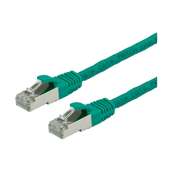 Mrežni kabel VALUE Cat.6 S/FTP (PiMF), 2m, zelena boja-0