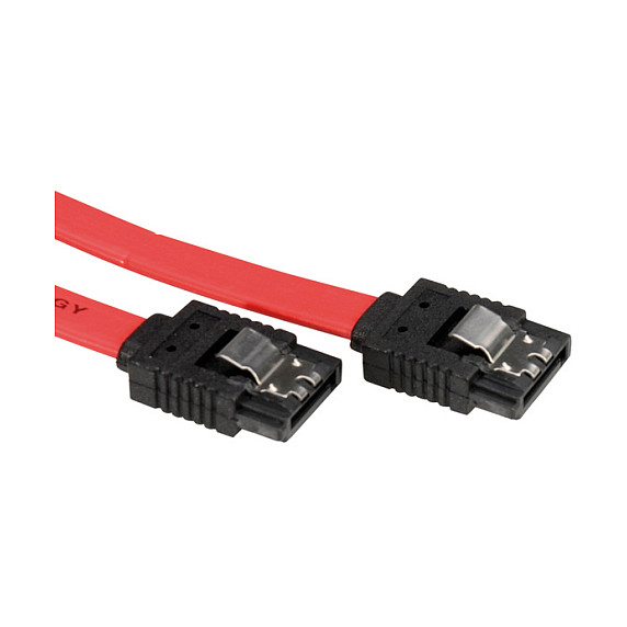 VALUE interni SATA III kabel s kopčom, 0.5m-0