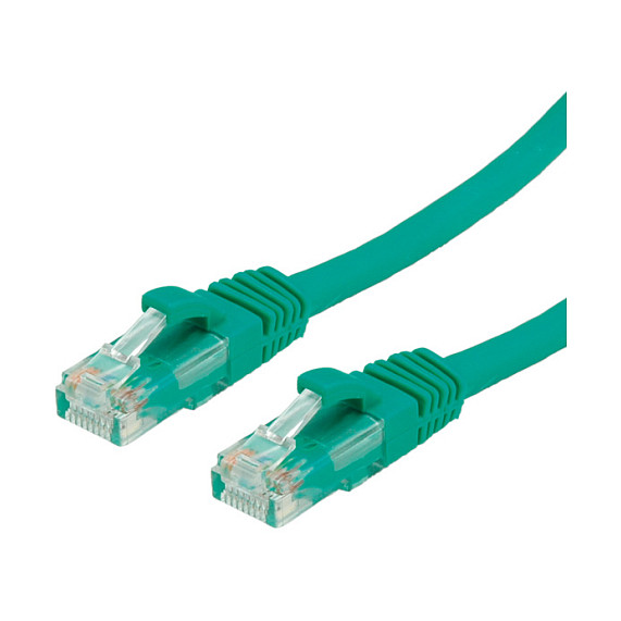 Mrežni kabel VALUE Cat.6 UTP, 0.5m, zelena boja-0