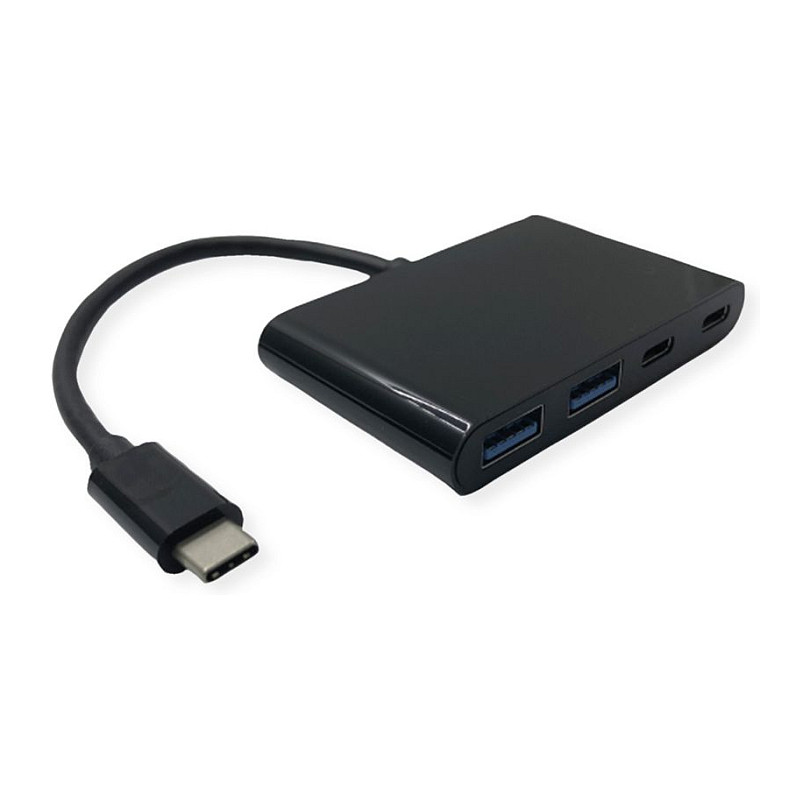 VALUE USB 3.2 Gen 2 Hub 4-portni (2x USB-A, 2x USB-C)