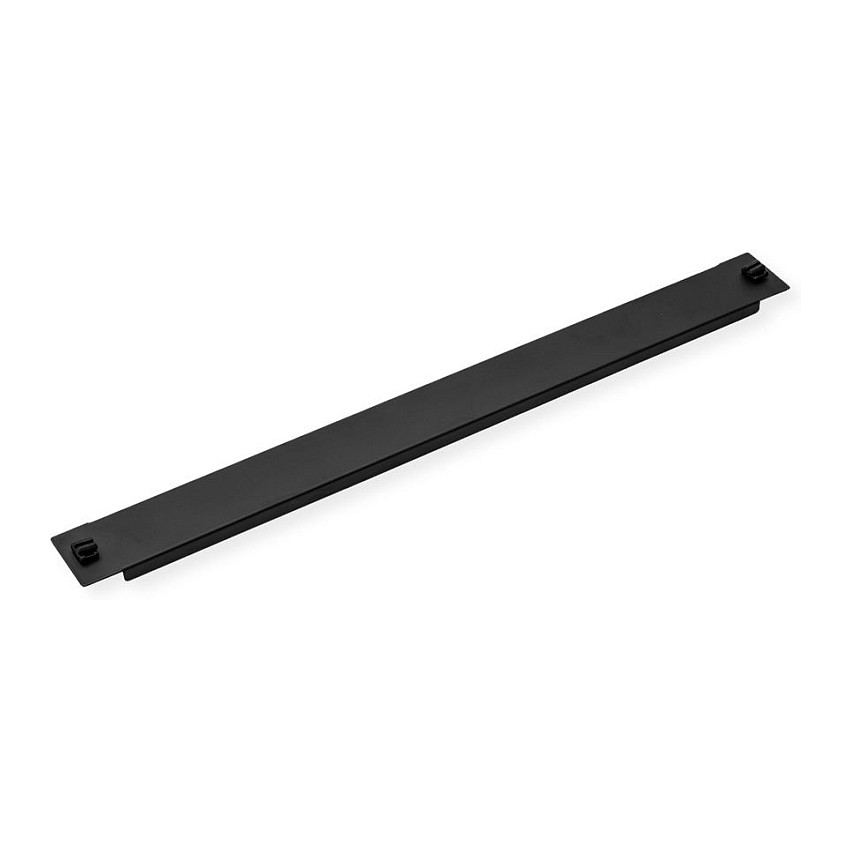 Slijepa ploča za 19" ormar VALUE, Snap-in, 1U, crna boja-0