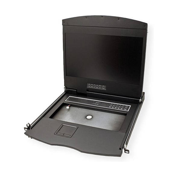 KVM konzola VALUE 19" 48 cm TFT (169), VGA, USB, DE tipkovnica-2