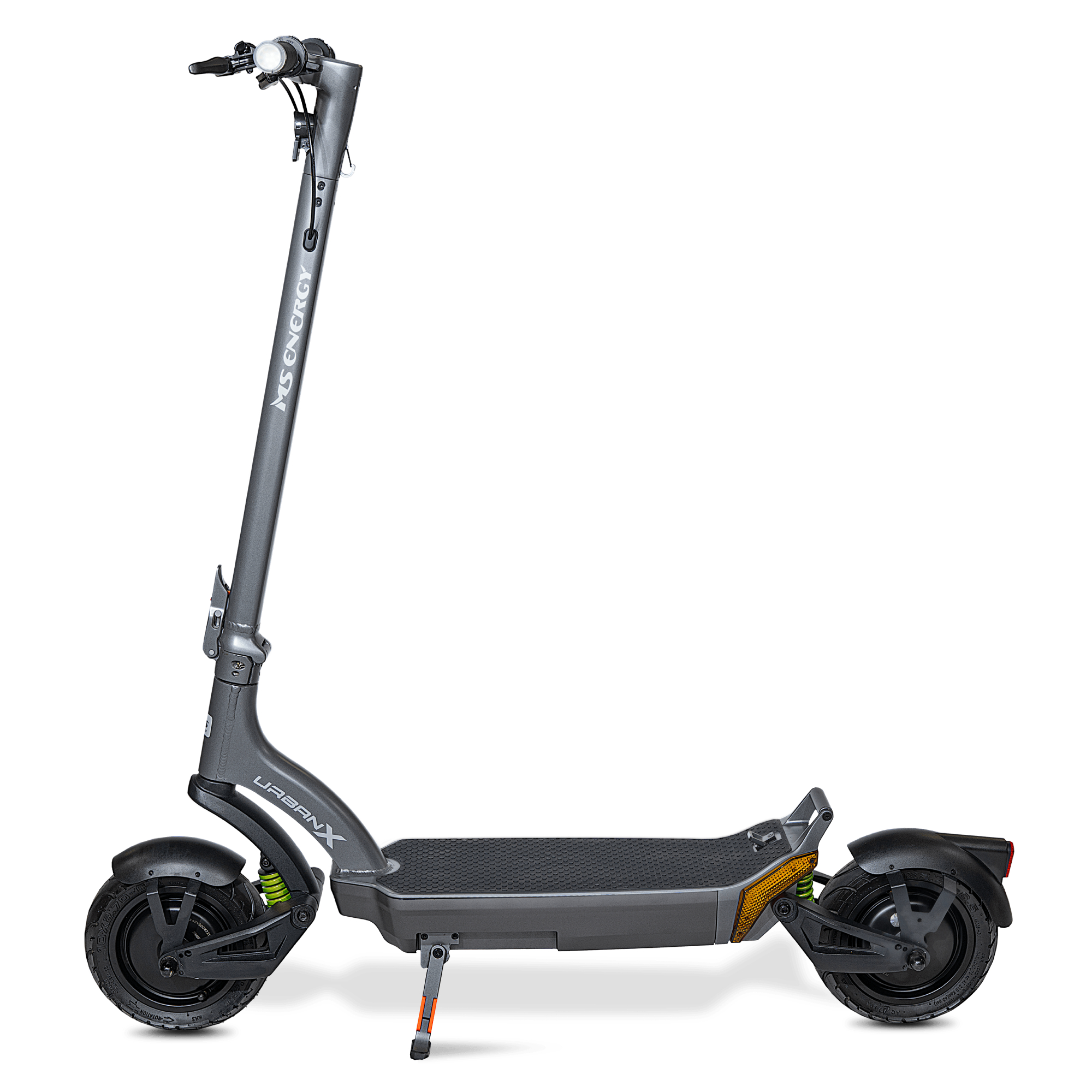 Električni romobil MS ENERGY Urban X (10", 2x 300 W, 15 Ah, do 60 km, srebrna boja)-1