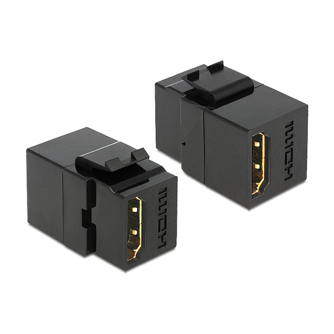 Delock Keystone Modul HDMI (Ž) na HDMI (Ž), crni
