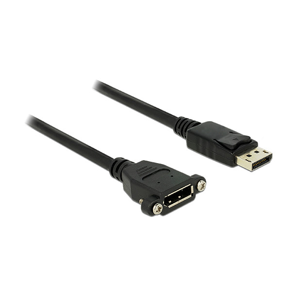 Delock DisplayPort 1.2 kabel M/M, 4K 60Hz, 1m