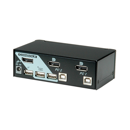 KVM Switch ROLINE 2-portni DisplayPort USB 2.0 Audio (4K @ 60Hz)-3