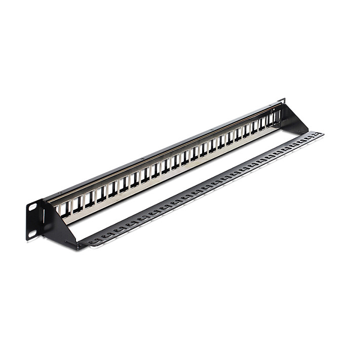 Delock 1U Patch Panel za 24 Keystone Modula, 19"-1