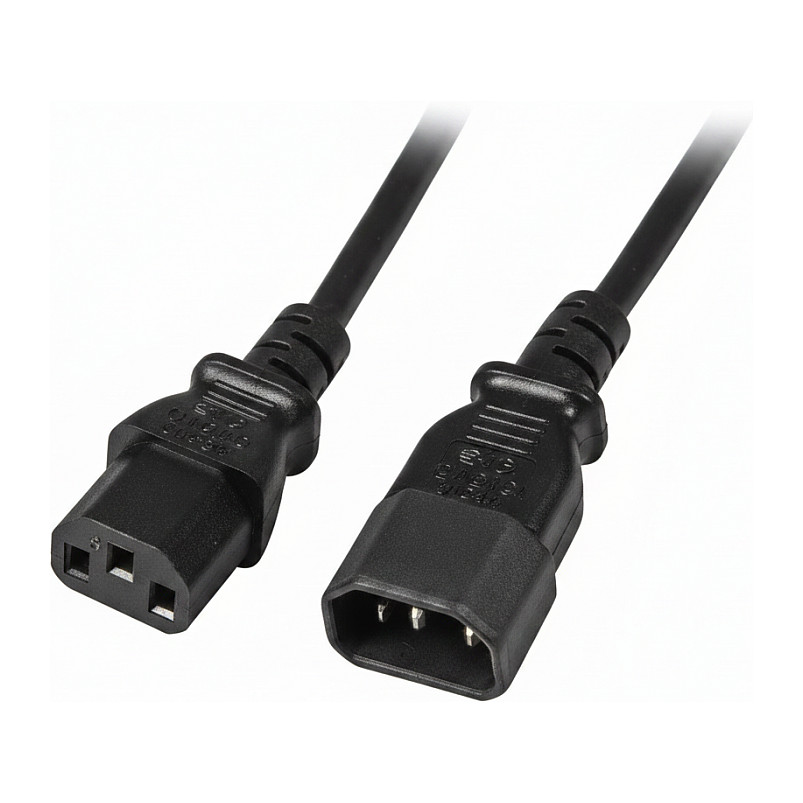 Produžni kabel za napajanje EFB ELEKTRONIK C14 na C13, 0.5m-0