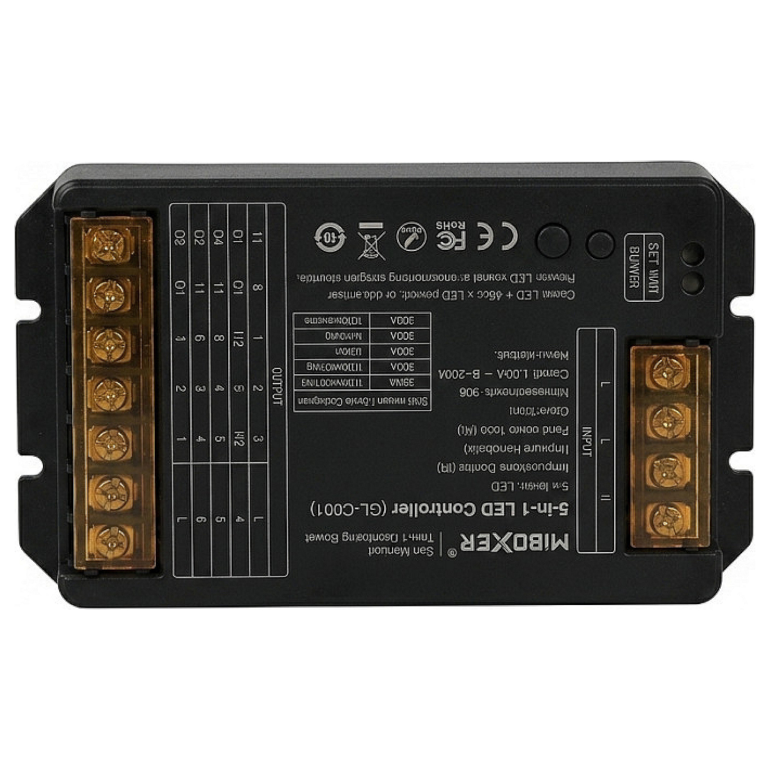 LED kontroler MIBOXER 5-u-1 HC1-30A-5IN1 (DC12-48V, 30A)-0