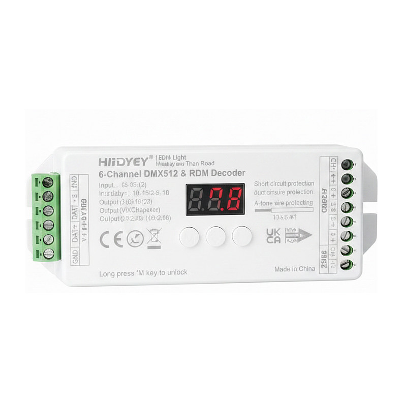 DMX512 LED kontroler MIBOXER DMX512-XA (4-kanalni)