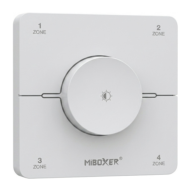 Miboxer K1 rotacijski zidni panel za CCT LED rasvjetu, 4 zone