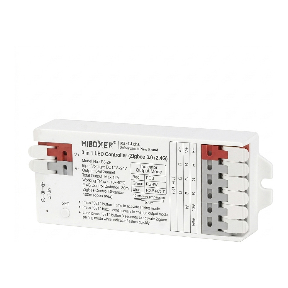 LED kontroler MIBOXER FUT039Z+ 3-u-1 (RGB/RGBW/RGB+CCT, Zigbee 3.0)-0