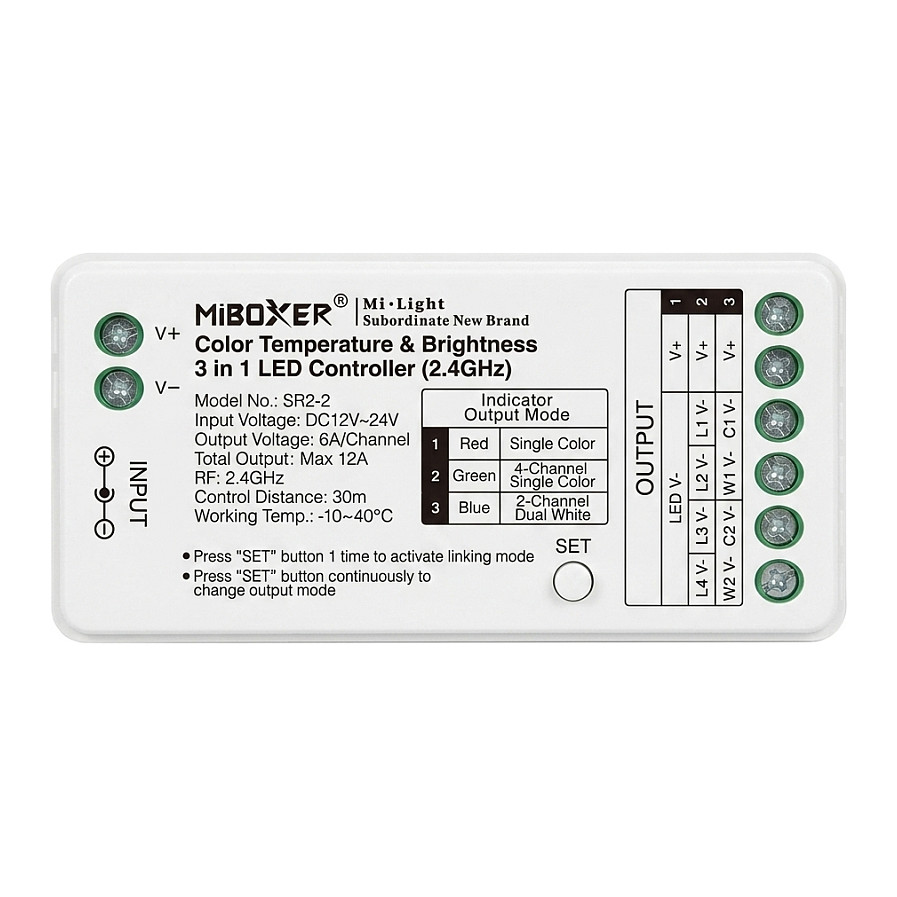 LED kontroler MIBOXER FUT035S (Single Color/CCT)-0