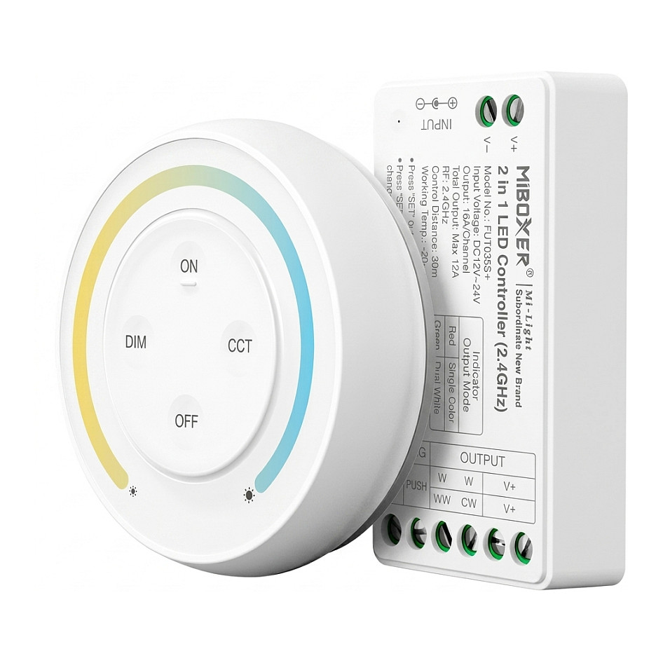 MIBOXER LED Dimmer FUT036P (2.4G RF + Push AC Triac)