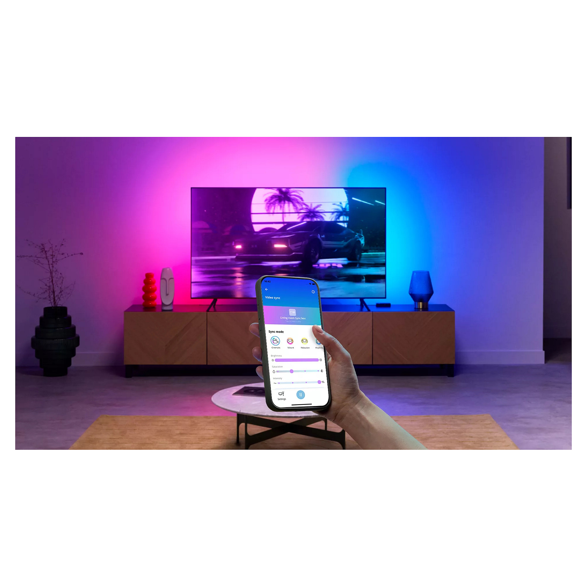 Starter kit PHILIPS WiZ HDMI Sync Box za TV 55"-65"-5